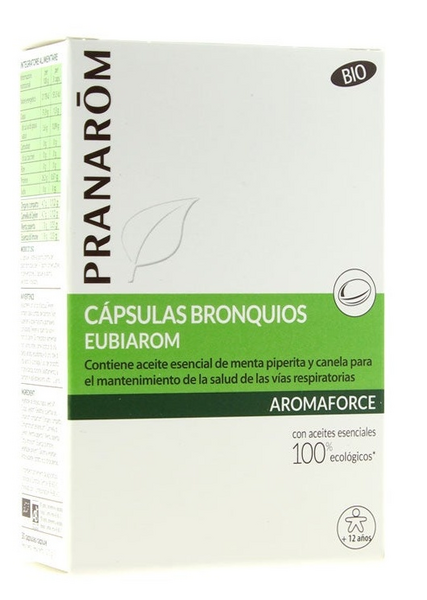 Pranarom Aromaforce Bronquios Eubiarom BIO 30 Cápsulas