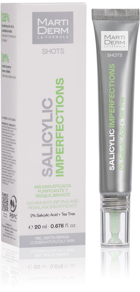 MartiDerm Shots Salicylic Imperfections 20 Ml - 2% Ácido Salicílico