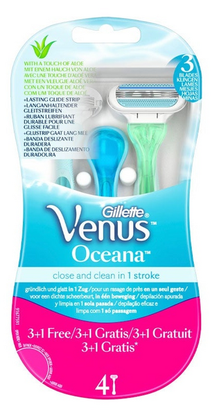 Gillette Venus Oceana 3+1 Unidades