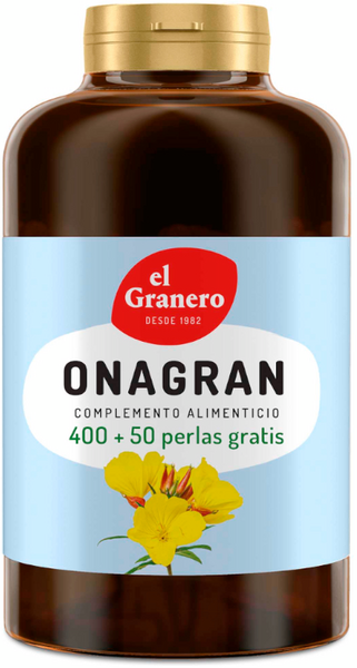 El Granero Integral Aceite De Onagra 400+50 Perlas GRATIS