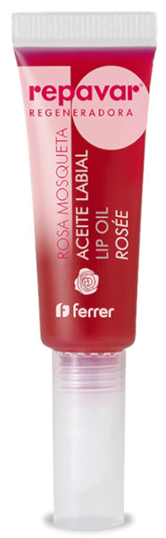 Repavar Lip Oil con Rosa Mosqueta Tono Rosee 10 ml