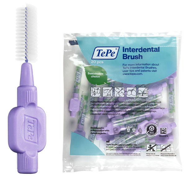 Brossettes Interdentaires Extra-souples Violet