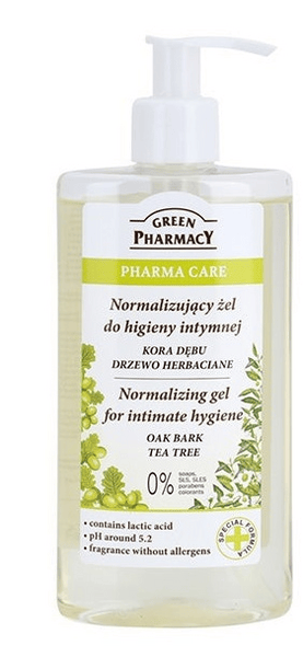 Greenpharmacy Gel Higiene Íntima con Roble y Árbol del Té 300 ml