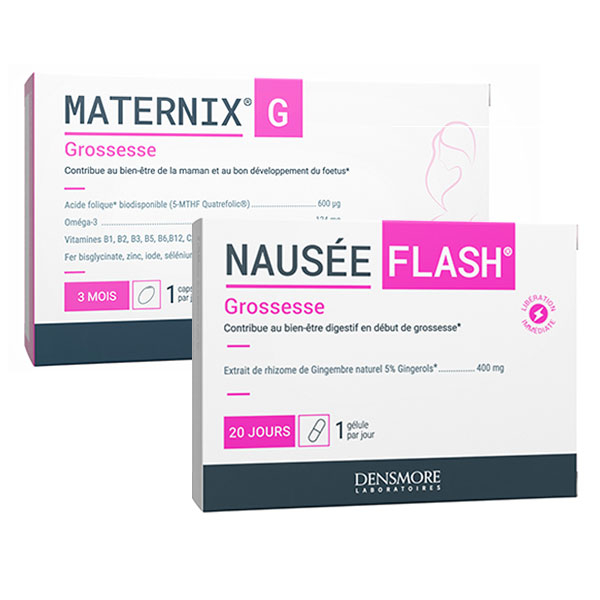 Maternix G & Nauséflash - Anti Nausée - Grossesse - Lot