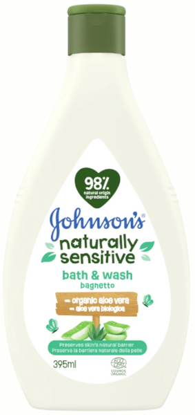 Johnson's Naturally Sensitive Gel Aloe Vera 395 Ml