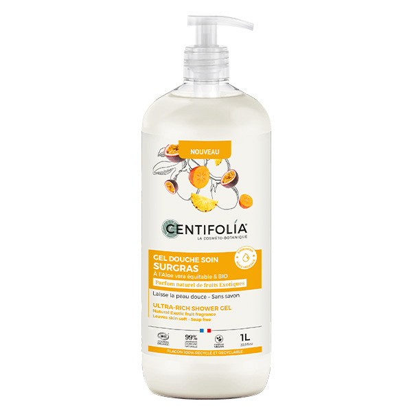 Gel Douche Surgras Fruits Exotiques Bio 1L
