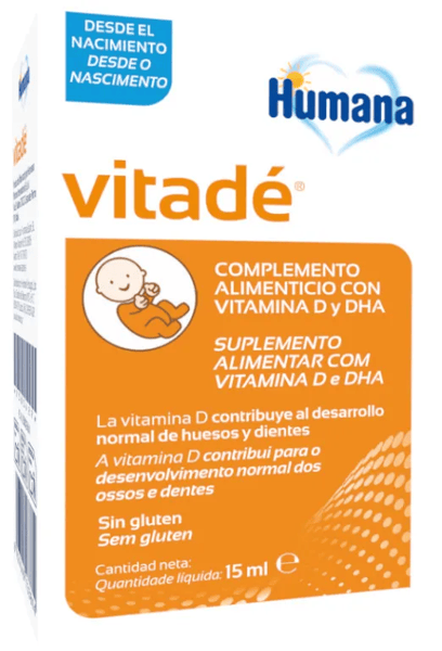 Humana Baby Vitadé Vitamina D y DHA para Niños 15 ml