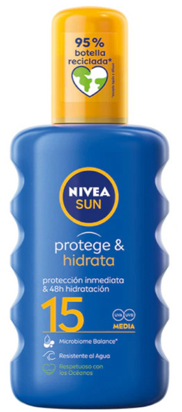 Nivea Sun Spray Solar Hidratante SPF15+ 200ml