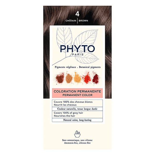 PhytoColor Coloration Permanente N°4 Châtain 4
