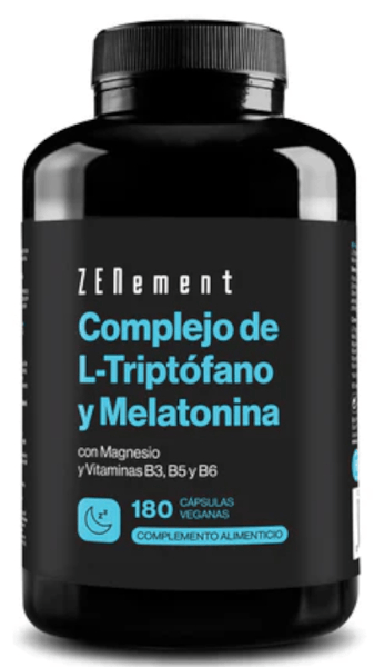 ZENement Complejo de L-Triptófano y Melatonina 180 Cápsulas Veganas