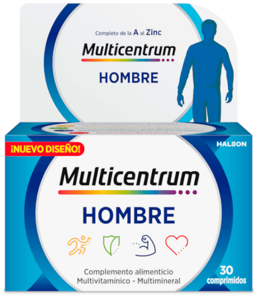 Multicentrum Hombre 30 Comprimidos - Imagen 2