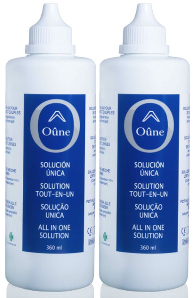 Oune Solución Única Lentes De Contacto 2x360 Ml