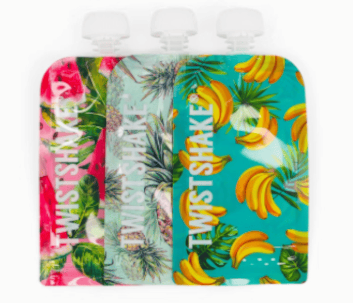 Twistshake Squeeze Bag Bolsa Reutilizable Para Papillas 220 Ml 3 Uds