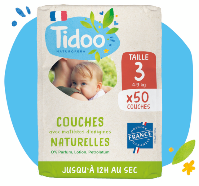 Tidoo Nature Pañales Talla 3 50 Uds