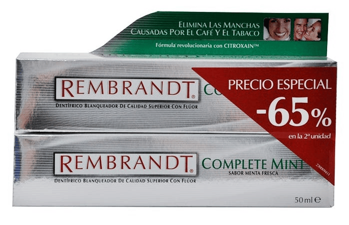 Rembrandt Dentifrico Blanqueador 2x50 ml
