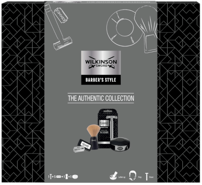Wilkinson Sword Pack Authentic Collection Maquinilla + Jabón + Brocha