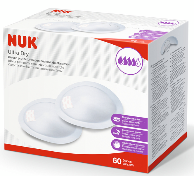 Nuk Discos Absorbentes Ultra Dry 60 Unidades