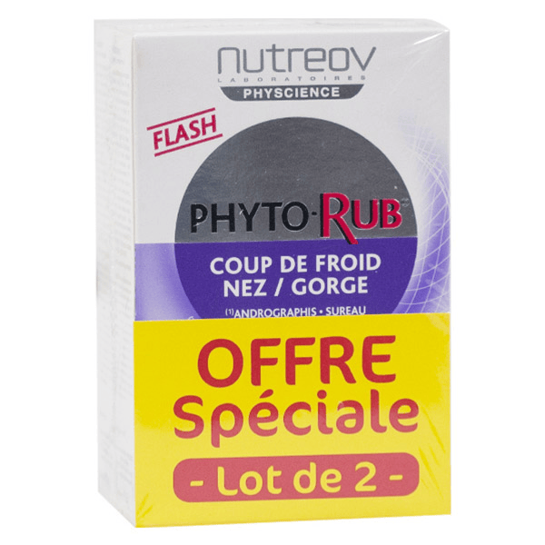 Physcience Phyto-Rub Coup de Froid Lot de 2 x 10 comprimés 2