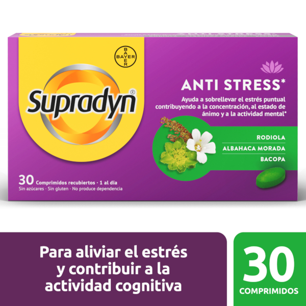 Supradyn Anti Stress Concentración Y Memoria 30 Comprimidos