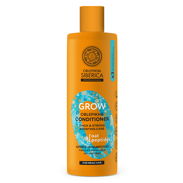 Oblepikha O Après-shampoing Grow Force et Croissance à l'argousier cheveux mous 400ml 2
