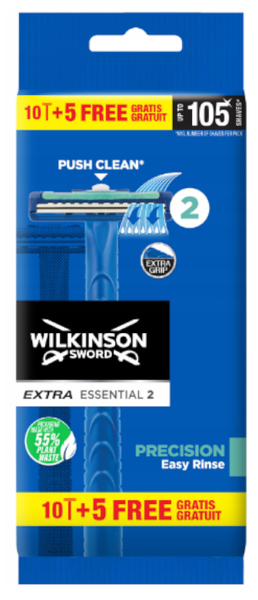 Wilkinson Sword Maquinilla Extra 2 Precision 10 Uds + 5 GRATIS