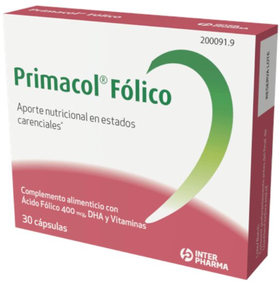 Primacol Fólico 30Caps - Imagen 2