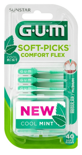 Gum Palillos Interdentales Soft-Picks® Comfort Flex Regular 40 Uds - Imagen 2