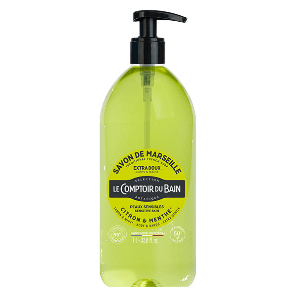 Savon Traditionnel de Marseille Citron-Menthe 1L 5