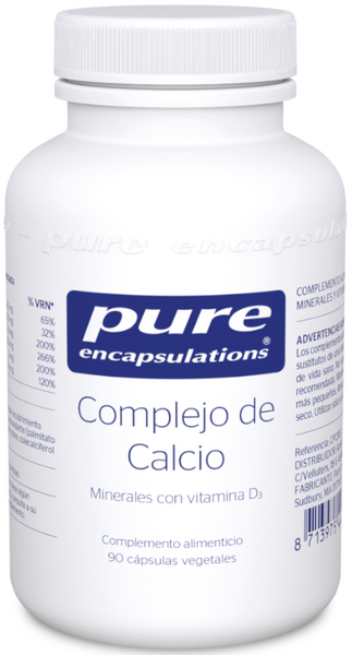 Pure Encapsulations Complejo De Calcio 90 Cápsulas Vegetales