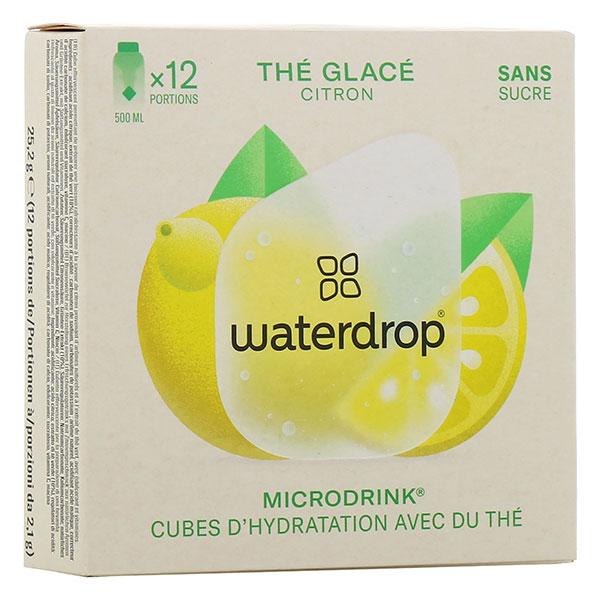 Microdrink Hydratation Thé Glacé Saveur Citron 12 Cubes Pour Eau 2