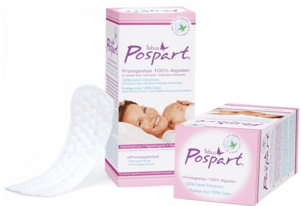 Indasec Pospart Protegeslip 100% Algodón 24 Uds