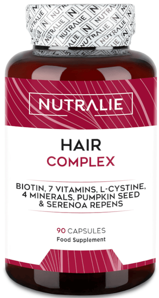 Nutralie Hombre Hair Complex + Biotina Vitaminas Para El Cabello 90 Cápsulas