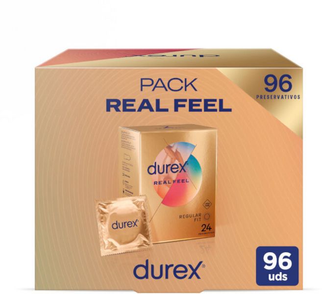 Durex Real Feel Preservativos 96 Unidades