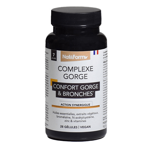 Nat&Form premium Complexe Gorge 28 gélules 4
