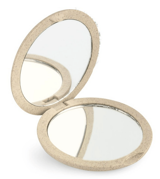 Beter Espejo de Bolso Natural Fiber Doble Macro x4