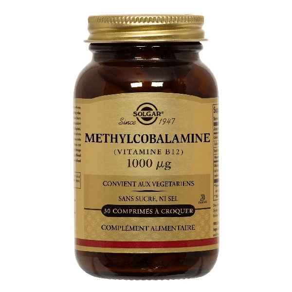Méthylcobalamine Vit B12 1000µg 30 comprimés à croquer 3