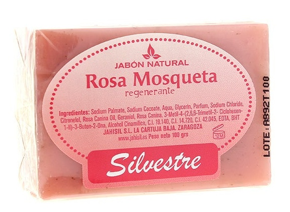 Silvestre Jabón Natural Rosa Mosqueta Regenerante 100g