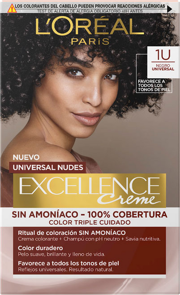 L'Oréal Paris Excellence Crema Colorante Universal Nudes 1U Negro