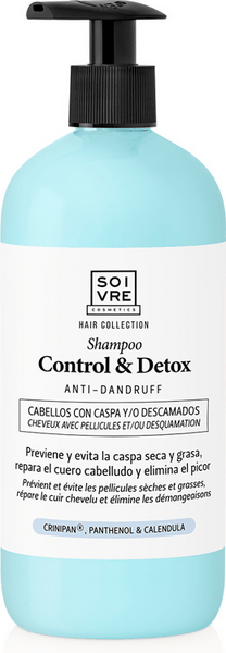Soivre Champú Control & Detox Anticaspa 500 ml