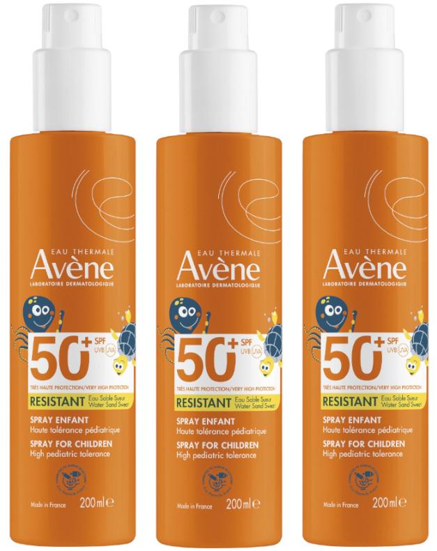 Imagen de Avène Solar Spray Niños SPF50+ 3x200 ml en OfertitasTOP
