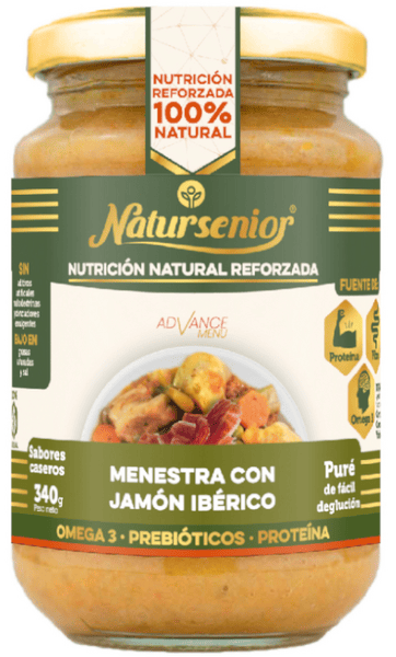 Natursenior Menestra con Jamón Ibérico Omega 3 DHA+EPA 340 gr