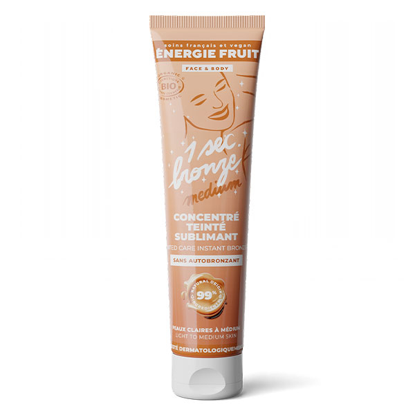 Concentré teinte sublimant Peau claire à médium - Certifié Bio Ecocert - 100ml
