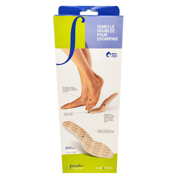 Silicone Semelle pour Talon Haut Grand Modèle 1 paire 2
