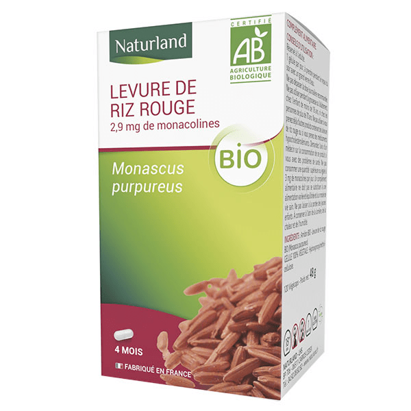 Levure de Riz Rouge Bio 120 gélules 2