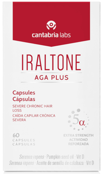 Iraltone Aga Plus 60 Cápsulas Anticaída