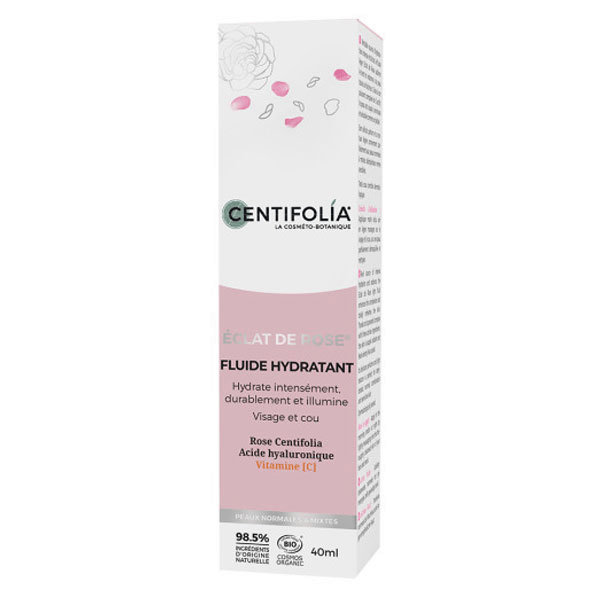 Éclat de Rose Fluide Hydratant Bio 40ml 2