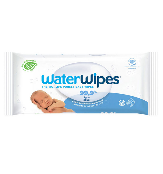 WaterWipes BIO Toallitas De Bebé 60 Unidades