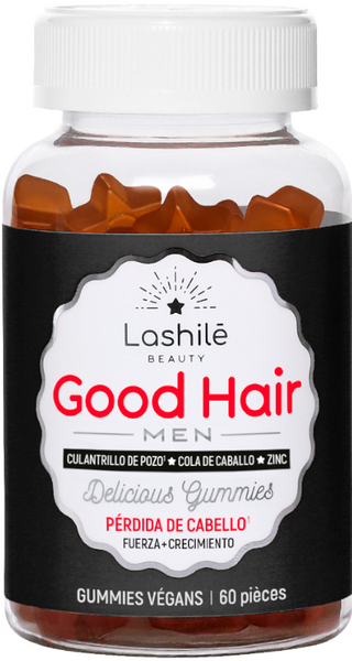 Lashilé Good Hair Men 60 Gominolas Veganas