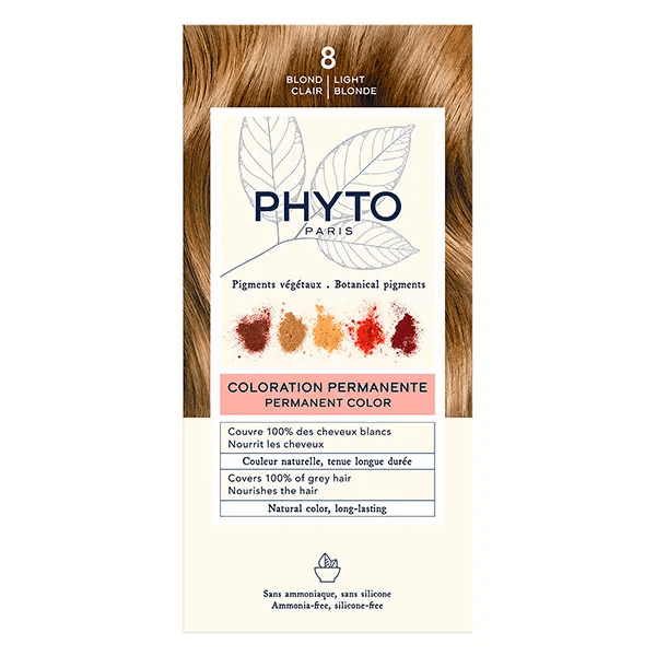 PhytoColor Coloration Permanente N°8 Blond Clair 4
