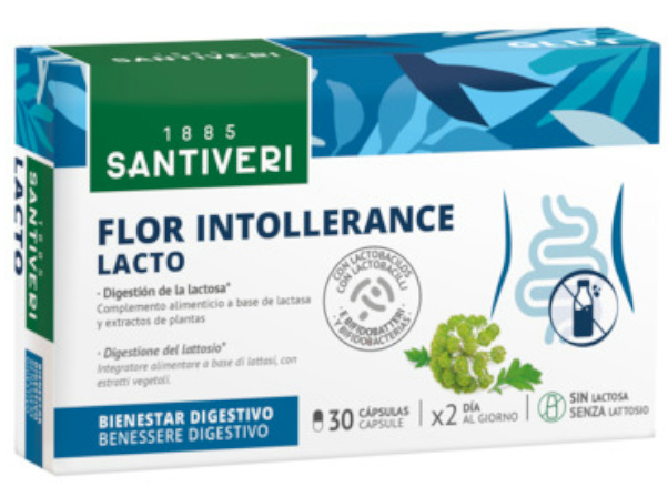 Santiveri Flor Intolerancia Lactosa 15 Cápsulas